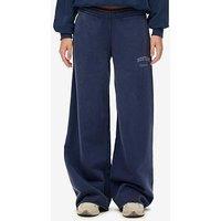 Superdry Athletic Essentials Low Rise Flare Joggers - Navy