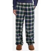 Superdry Cotton Check Elastic Trousers - Green