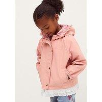 Monsoon Girls Lightweight Shower Proof Anorak - Pink