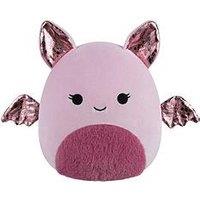 Squishmallows 7.5" Squishmallows Sheena Light Pink Bat With Fuzzy Belly And Glitter Wings