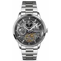 Spirit Gents Silver Sun Moon Automatic Bracelet Watch