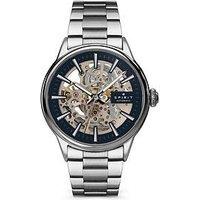 Spirit Gents Skeleton Automatic Stainless Steel Bracelet Watch