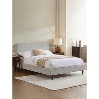 Dusk Ascot Double Bed Frame - Sage Stripe