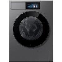 Samsung Series 9 Ai Home Wf90H09C4St1 9Kg Load, 1400Rpm Spin Smart Washing Machine - Dark Steel