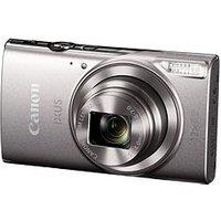Canon Ixus 285 Hs A 20Mp 12X Zoom Compact Camera - Silver - Camera + 64Gb Microsd Card + Case