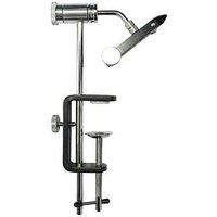Snowbee Fly Mate Clamp Vice - Standard , Fixed Head Fly Tying Tool, Silver/Black - Portable & Reliable