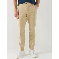 Hackett Mens Heritage Ken Cotton Stretch Chino Trousers - Beige
