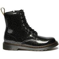 Dr Martens Youth 1460 8 Eye Boot - Silver Nebula Glitter