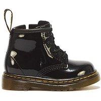 Dr Martens Infant 1460 4 Eye Patent Boot - Black