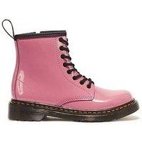 Dr Martens Junior 1460 8 Eye Patent Boot - Pink