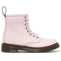 Dr Martens Junior 1460 8 Eye Patent Boot - Pink Quartz