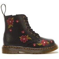 Dr Martens Toddler 1460 Floral Lace Boot - Black