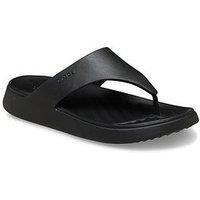Crocs Getaway Triangle Flip Sandal - Black