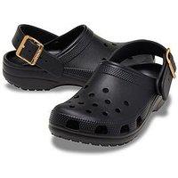 Crocs Classic Metallic Buckle Clog - Black