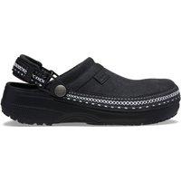 Crocs Crafted Vegan Suede Stitch Clogblacks - Black