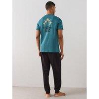 The Very Collection Mens The Traitors Pyjamas - Green