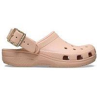 Crocs Classic Metallic Buckle Clog - Pink