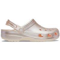 Crocs Classic Tinted Metallic Clogs - Peach Ice
