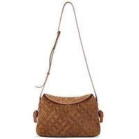 Clarks Leonie Woven Shoulder Bag - Brown