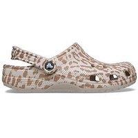 Crocs Classic Pop Animal Clog - Cocoa Creme