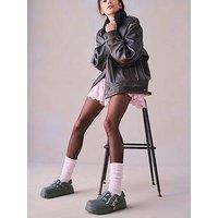Crocs Loaferette Star Studded Clogs - Black