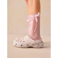Crocs Classic Studded Clog - Cocoa Creme