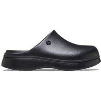 Crocs Dylan Notched Clogs - Black