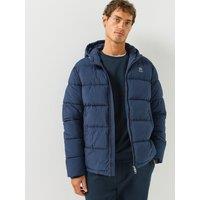 Hackett Heritage Padded Jacket - Navy