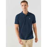 Hackett Mens Regular Fit Small Logo Polo Shirt - Navy