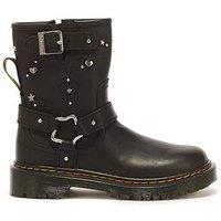 Dr Martens Junior Genaya Rigger Boot - Black