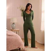 Laura Ashley Modal Twist Lounge Set - Green