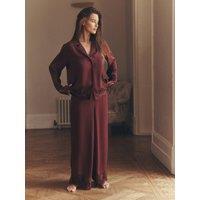 Laura Ashley Btn Thru Satin Berry