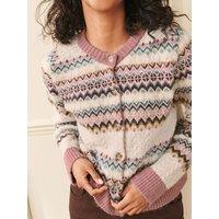 Laura Ashley Pink Cable Knit Cardigan