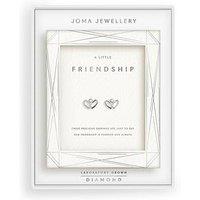 Joma Jewellery Laboratory Grown Diamond A Little Earrings | Friendship | Silver Plated | Stud Earrings