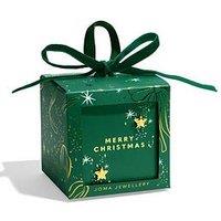 Joma Jewellery Earring Bauble 'Merry Christmas' Stud Earrings