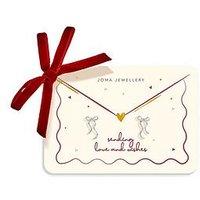 Joma Jewellery Sending Love And Wishes Bow Stud Earrings