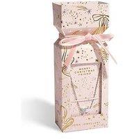 Joma Jewellery Necklace Christmas Cracker 'Merry Christmas Fabulous Friend'