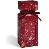 Joma Jewellery Necklace Christmas Cracker 'With Love'