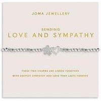 Joma Jewellery Forever Yours Sending Love And Sympathy Bracelet - Silver-Plated