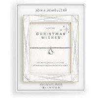 Joma Jewellery Laboratory Grown Diamond A Little | Christmas Wishes | Silver Plated | Bracelet | 17.5Cm Stretch