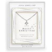 Joma Jewellery Laboratory Grown Diamond Necklace A Little Merry Christmas Necklace - Silver-Plated