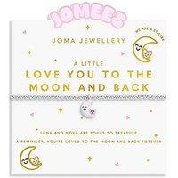 Joma Jewellery Kids A Little Jomees Love You To The Moon And Back Bracelet - Silver-Plated