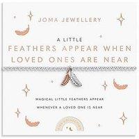Joma Jewellery Kids A Little Feathers Appear When Loved Ones Are Near Bracelet - Silver & Rose Gold-Plating