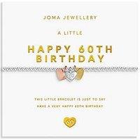 Joma Jewellery A Little Charmed Moments 'Happy 60Th Birthday' Bracelet