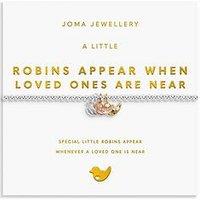 Joma Jewellery A Little Charmed Moments 'Robins Appear When Loved Ones Are Near' Bracelet