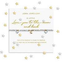 Joma Jewellery Sparkle Confetti A Little 'Love You To The Moon And Back' Bracelet