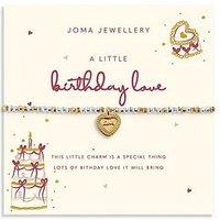 Joma Jewellery Little Stories Birthday Love Bracelet - Silver & Gold- Plating