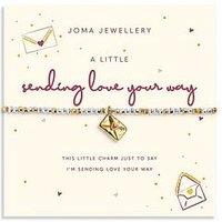 Joma Jewellery Little Stories Sending Love Your Way Bracelet - Silver & Gold-Plating