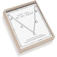 Joma Jewellery Life'S A Charm 'Love You To The Moon And Back' Necklace