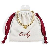 Joma Jewellery Words To Treasure Lucky Charm Bracelet - Silver & Gold-Plating